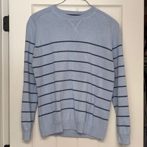 Men's Blue Striped 14th & Union Blue Pullover - XL